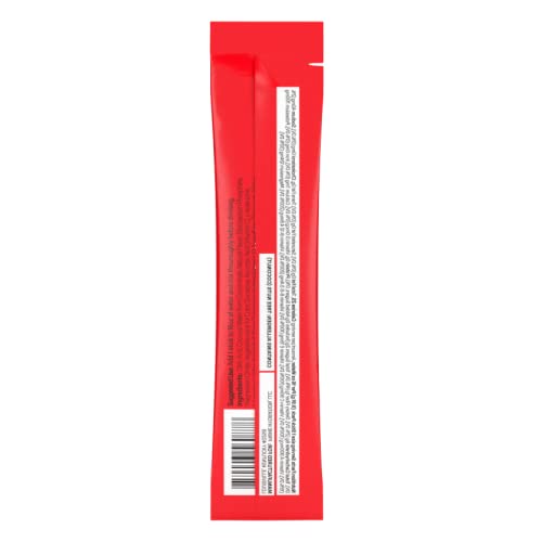Prime Hydration+ Stick Pack, Electrolyte Drink Mix, 10% Coconut Water, 250mg BCAAs, Antioxidants, Naturally Flavored, Zero Added Sugar, Easy Open Single-Serving Stick, TROPICAL PUNCH, 6 Sticks
