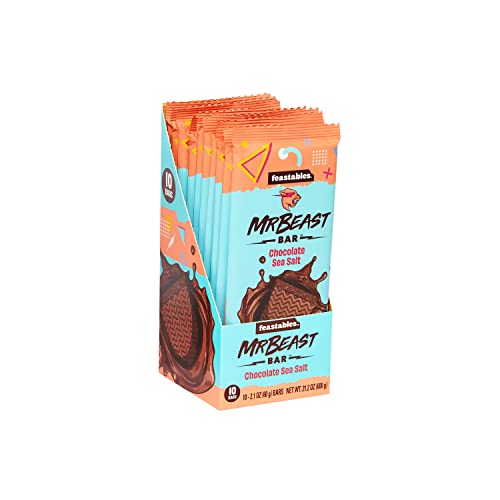Feastables Mr Beast Chocolate Bars – NEW Deez Nuts Peanut Butter Milk  Chocolate, Original Dark, Milk Chocolate, Sea Salt and Almond Chocolate  Bars (5
