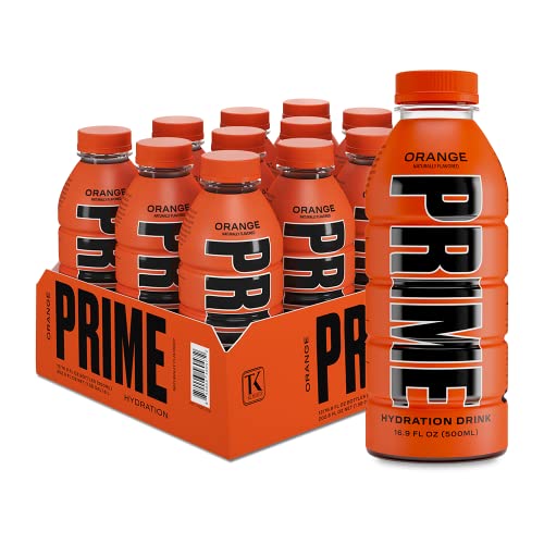 Prime Hydration Drink Sports Beverage ORANGE, Naturally Flavored, 10 –  JerkyPro