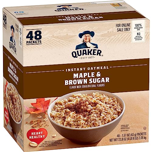 Quaker, Instant Oatmeal, Variety Value Pack, 1.51 oz, 20 Packets