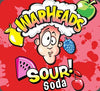 TWO 12 fl oz OF WARHEADS SOUR SODA CANS WITH TWO 3oz JERKYPRO JERKY