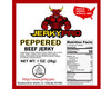 10 JerkyPro 1oz Peppered Shredded Beef Jerky Snack Packs