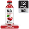 Bai Flavored Water, Zambia Bing Cherry, Antioxidant Infused Drinks, 18 Fluid Ounce Bottles, (Pack of 12)