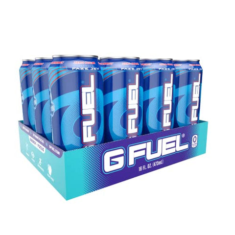 G Fuel Ragin' Gummy Fish Energy Drink, 16 oz can, 12-pack case