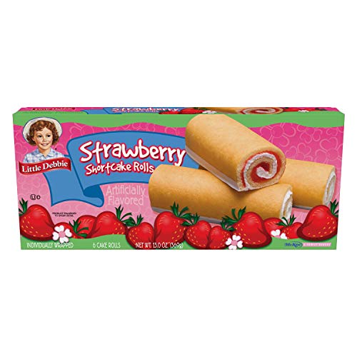 Little Debbie Strawberry Shortcake Rolls, 36 Individually Wrapped Cake Rolls (6 Boxes)