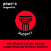 vitaminwater power-c electrolyte enhanced water w/ vitamins, dragonfruit drinks, 20 fl oz, 12 Pack