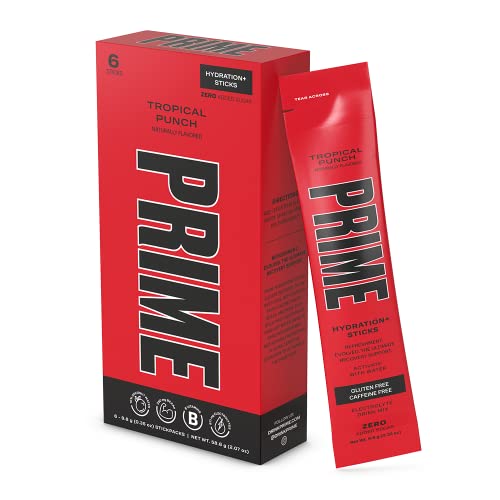 Prime Hydration Drink Sports Beverage TROPICAL PUNCH, Naturally Flav –  JerkyPro