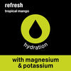 vitaminwater refresh electrolyte enhanced water w/ vitamins, tropical mango drinks, 20 fl oz, 12 Pack