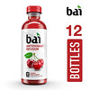 Bai Flavored Water, Zambia Bing Cherry, Antioxidant Infused Drinks, 18 Fluid Ounce Bottles, (Pack of 12)