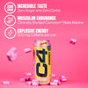 Cellucor C4 Energy Drink, Starburst Lemon, Carbonated Sugar Free Pre Workout Performance with no Artificial Colors or Dyes, 16 Oz, 12 Count