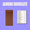 Feastables MrBeast Almond Chocolate Bars - Made with Organic Cocoa. Plant Based with Only 5 Ingredients, 10 Count