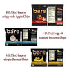 Bare Baked Crunchy Fruit Snack Pack, Gluten Free, Apples, Bananas, and Coconut Flavors, 0.53 Ounce (Pack of 16)