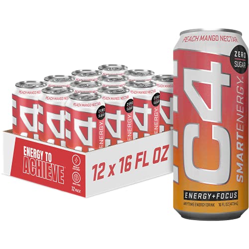 C4 Energy Carbonated Zero Sugar Energy Drink, Pre Workout Drink + Beta –  JerkyPro