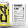 Cellucor C4 Carbonated Zero Sugar Energy Pre Workout Drink + Beta Alanine, (NEW) Sparkling Arctic Snow Cone, 16 Fl Oz, Pack of 12