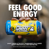 GHOST ENERGY Sugar-Free Energy Drink - 12-Pack, SOUR PATCH KIDS Blue Raspberry, 16oz - Energy & Focus & No Artificial Colors - 200mg Natural Caffeine, L-Carnitine & Taurine - Soy & Gluten-Free, Vegan