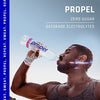 Propel, Grape, Zero Calorie Sports Drinking Water with Electrolytes and Vitamins C&E, 16.9 Fl Oz (Pack of 12)