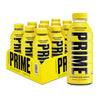 Prime Hydration Drink Sports Beverage "LEMONADE," Naturally Flavored, 10% Coconut Water, 250mg BCAAs, B Vitamins, Antioxidants, 834mg Electrolytes, Only 20 Calories per 16.9 Fl Oz Bottle (Pack of 12)