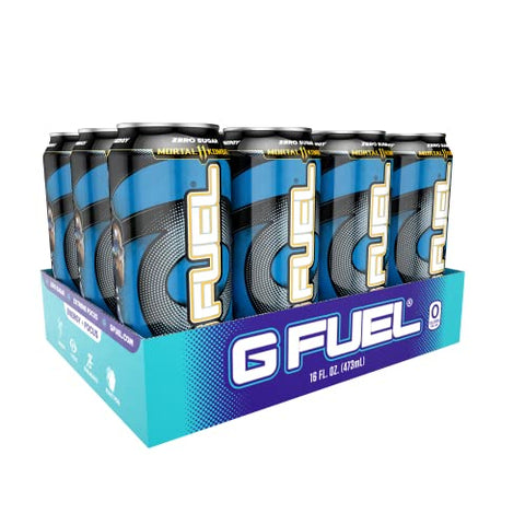 G Fuel Ice Shatter Energy Drink, 16 oz can, 12-pack case