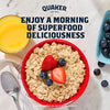 Quaker Instant Oatmeal, Fruit Fusion, 3 Flavor Variety Pack, 1.41oz Packets (32 Pack)
