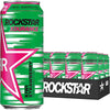 Rockstar Energy Drink with COQ10 and Electrolytes, 300mg Xdurance Kiwi Strawberry, 16oz Cans (12 Pack) (Packaging May Vary)