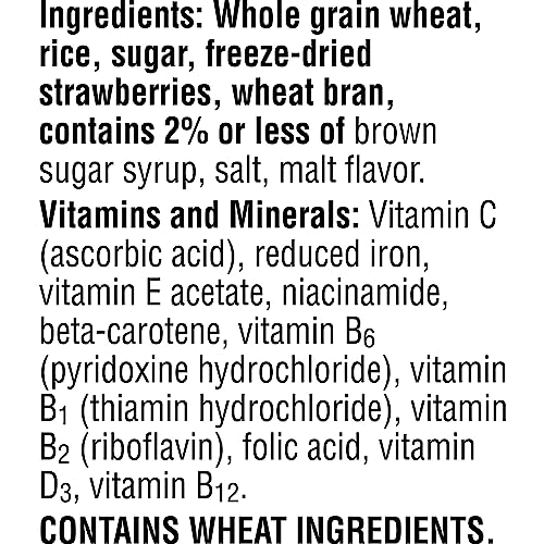 Special K Cold Breakfast Cereal, 11 Vitamins and Minerals, Made with Real Strawberries, Red Berries, 11.7oz Box (1 Box)