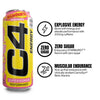 Cellucor C4 Energy Drink, STARBURST Strawberry, Carbonated Sugar Free Pre Workout Performance Drink with no Artificial Colors or Dyes, Pack of 12