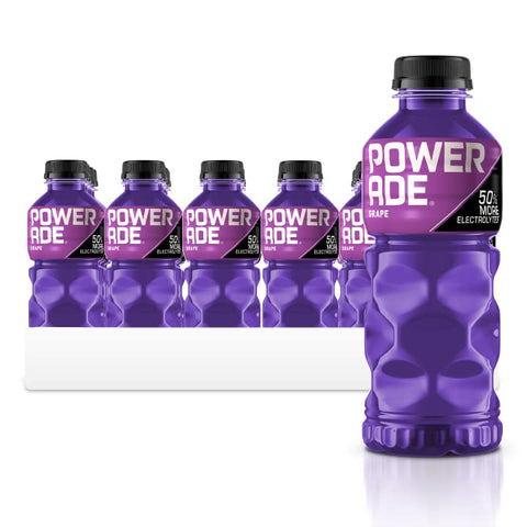POWERADE Sports Drink Grape, 20 Ounce (Pack of 24)