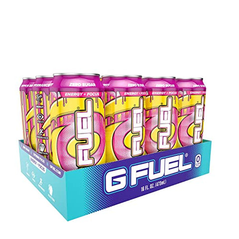 G Fuel Sugar Free Plant Based Ingredients– Hype Sauce 16oz, 12-Pack – Vitamin Fortified Elite Game Changing Energy
