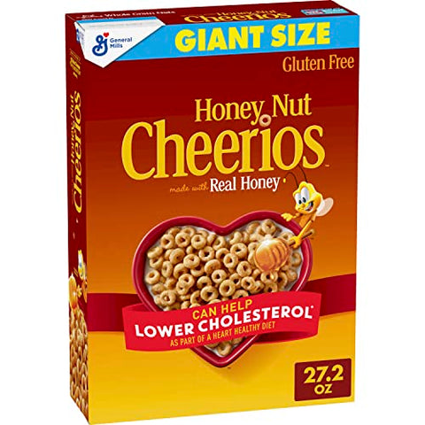 Honey Nut Cheerios, Whole Grain Cereal, Guardians of the Galaxy Vol. 3 Special Edition, Giant Size Cereal, 27.2 OZ