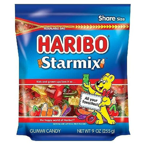 HARIBO Gummi Candy, Starmix, 9 oz. Stand Up Bag