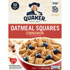 Quaker Oatmeal Squares Breakfast Cereal, Brown Sugar & Cinnamon Variety Pack, 14.5 Ounce (Pack of 3)