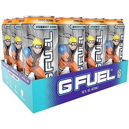 G Fuel Soda Ice Candy Flavored Energy Drink Inspired by Naruto Shipp