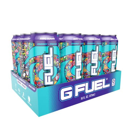 G Fuel Clickbait Energy Drink, 16 oz can, 12-pack case