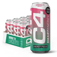 C4 Smart Energy Drink - Sugar Free Performance Fuel & Nootropic Brain –  JerkyPro