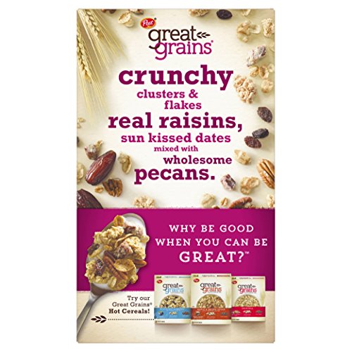 Post Great Grains Raisins, Dates & Pecans Whole Grain Cereal, 16 Ounce