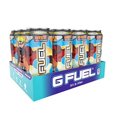 G Fuel Sugar Free Plant Based Ingredients – Sage Mode 16oz, 12-Pack – Vitamin Fortified Elite Game Changing Energy