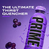 Prime Hydration Drink Sports Beverage "GRAPE," Naturally Flavored, 10% Coconut Water, 250mg BCAAs, B Vitamins, Antioxidants, 835mg Electrolytes, Only 25 Calories per 16.9 Fl Oz Bottle (Pack of 12)