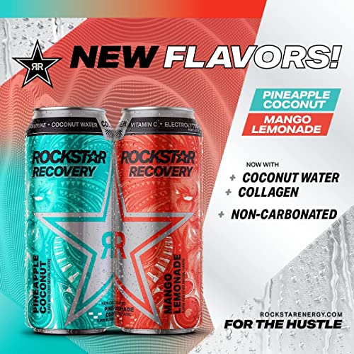 Rockstar Recovery Pineapple Coconut 16oz 12pk