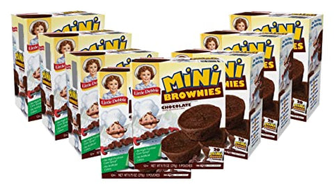 Little Debbie Mini Brownies, 40-1.9 OZ Pouches (8 Boxes)