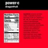 vitaminwater power-c electrolyte enhanced water w/ vitamins, dragonfruit drinks, 20 fl oz, 12 Pack