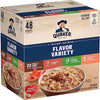 Quaker Instant Oatmeal, 4 Flavor Variety Pack, Individual Packets, 48 Count